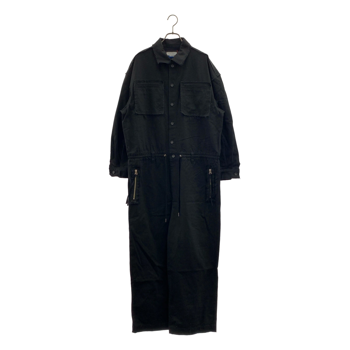 Maison Special / 메종 스페셜 | 프라임 오버 하이 트위스트 코튼 컷오프 점프 슈트 올인원 | 0 | 남성