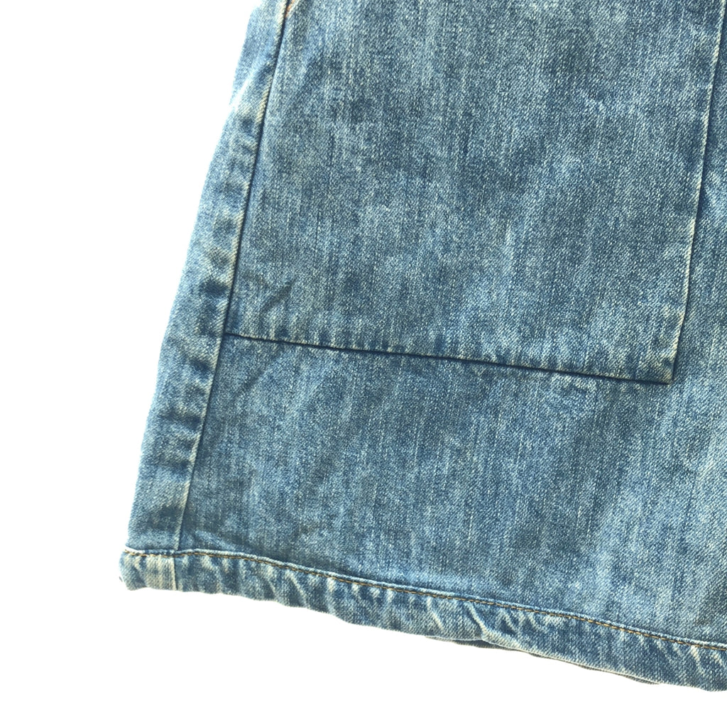 Chloe / クロエ | ヴィンテージ加工 サイドジップ デニム スカート | 40 | レディース