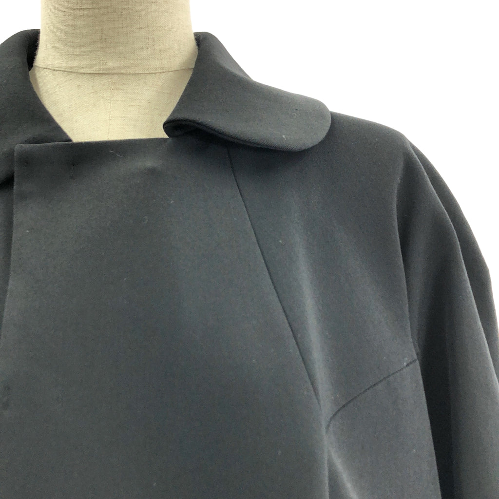 COMME des GARCONS / コムデギャルソン | 2021SS | 丸襟 フック式 シングル オーバー コート | S | レディース
