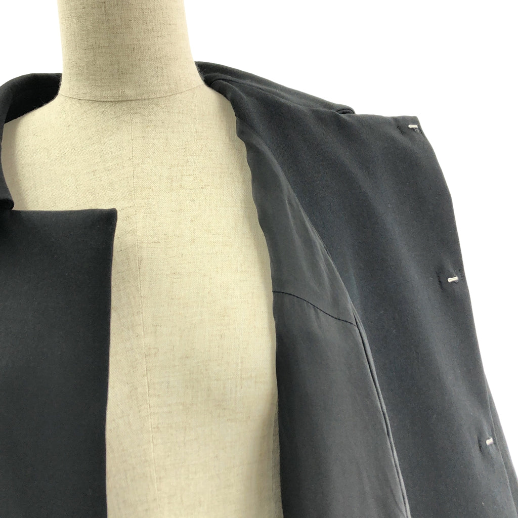 COMME des GARCONS / コムデギャルソン | 2021SS | 丸襟 フック式 シングル オーバー コート | S | レディース