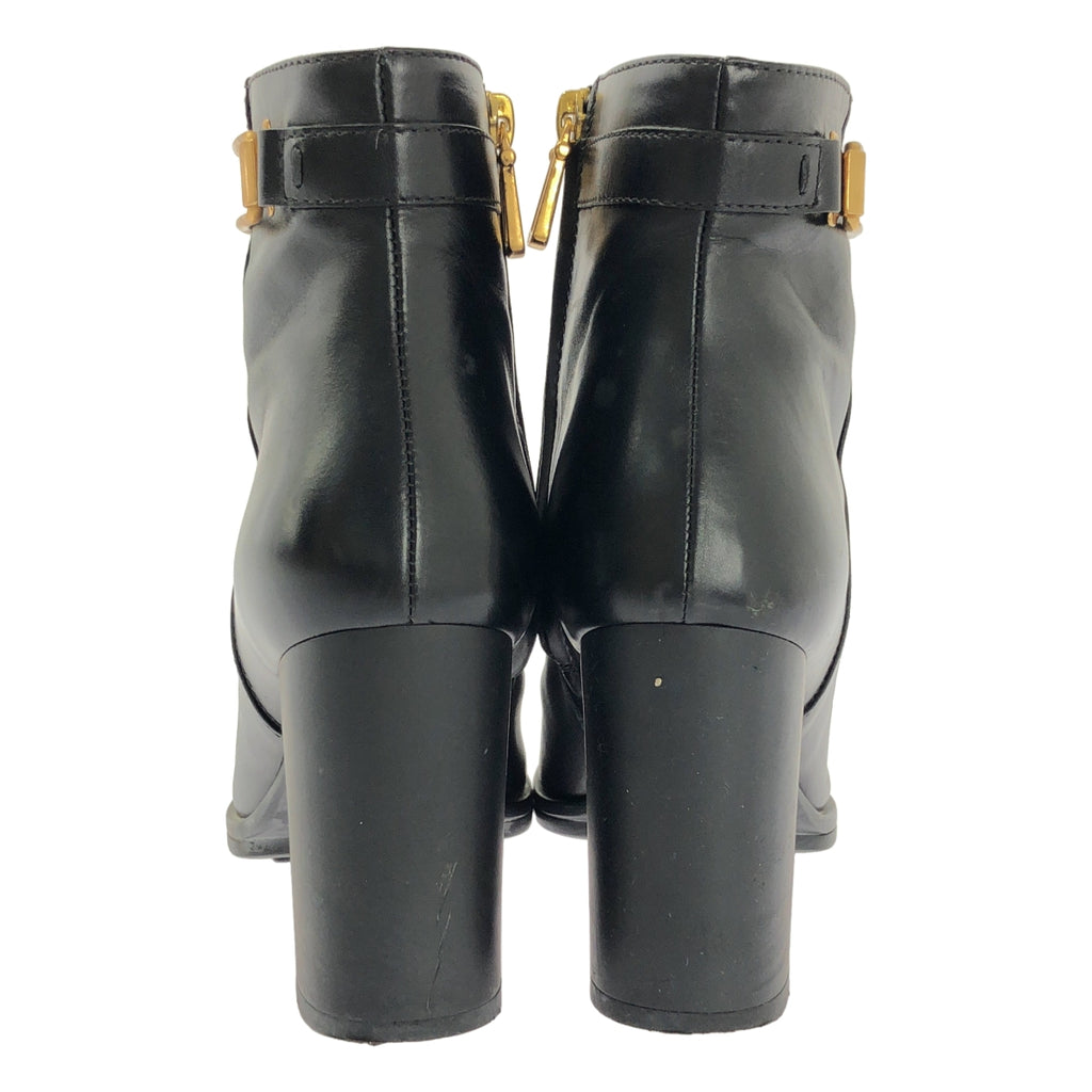 TOD'S / 토즈 | 스퀘어 버클 발목 부츠 | 37.5 | 블랙 | 여성