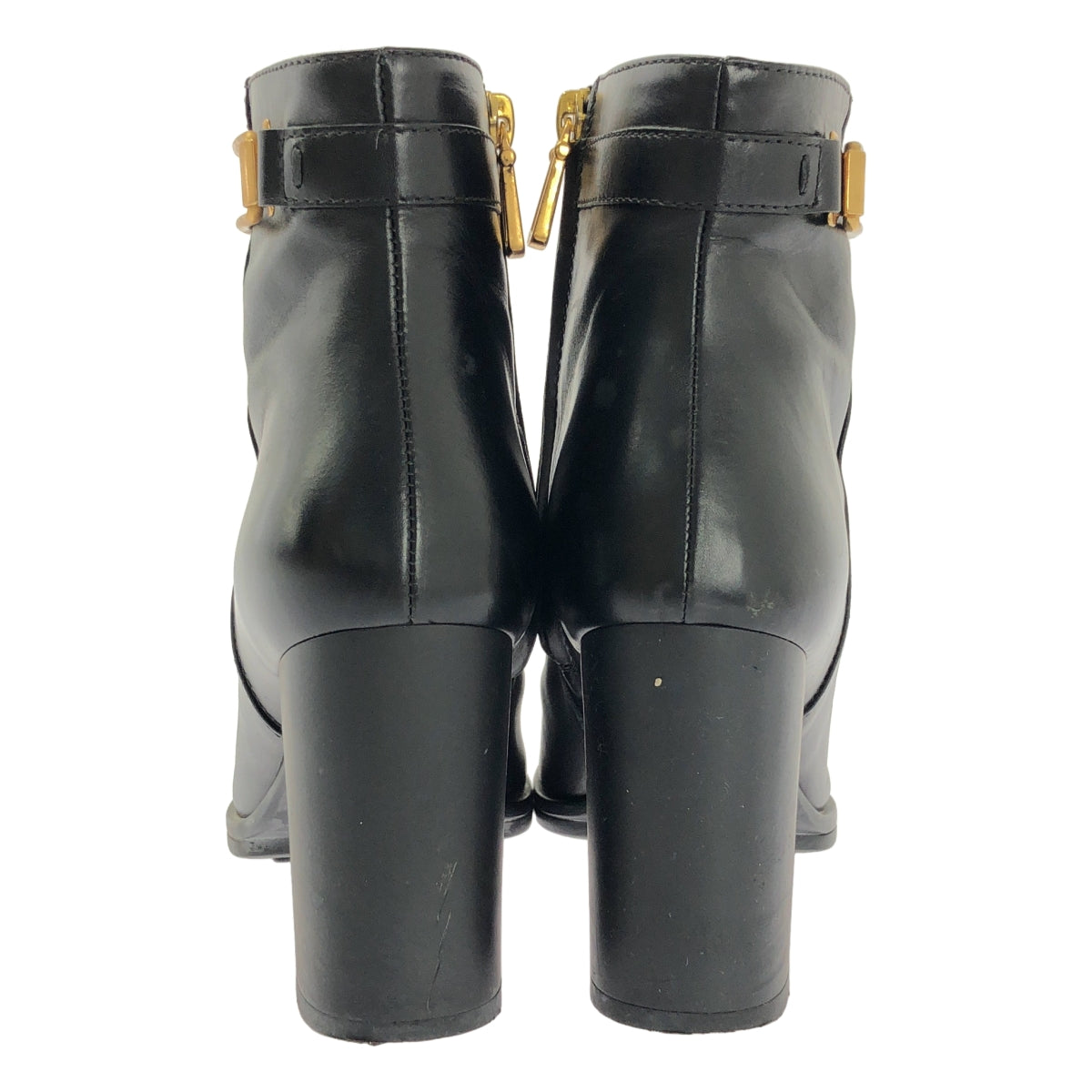 TOD'S / 토즈 | 스퀘어 버클 발목 부츠 | 37.5 | 블랙 | 여성