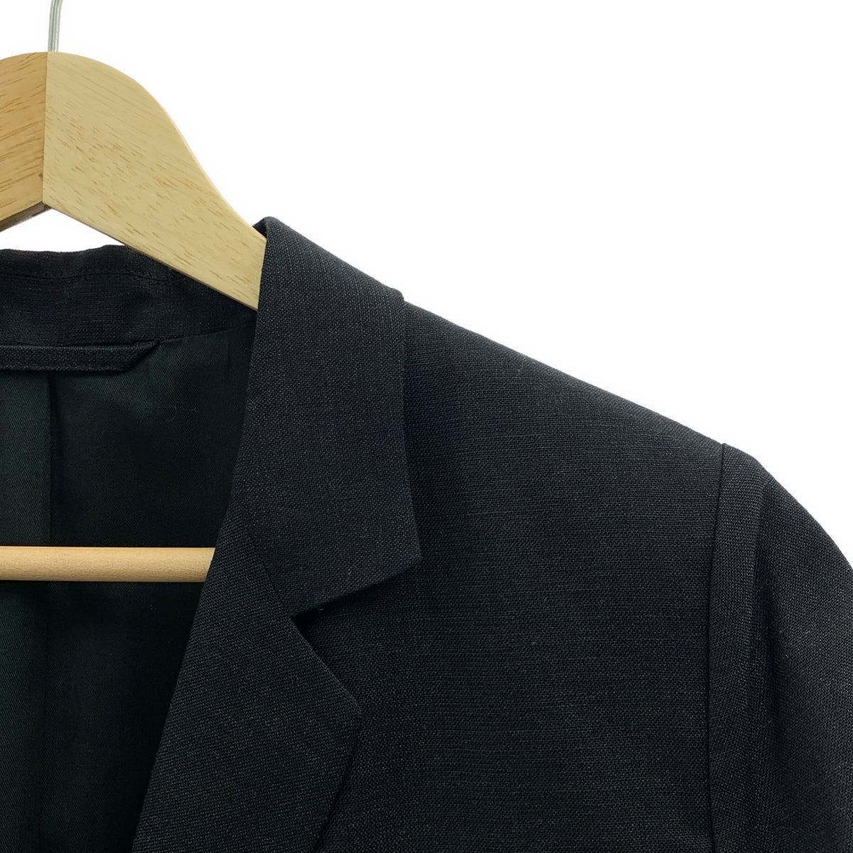 MARGARET HOWELL / マーガレットハウエル | × FOX BROTHERS フォックスブラザーズ ウール リネン 1B テーラードジャケット | 1 | レディース