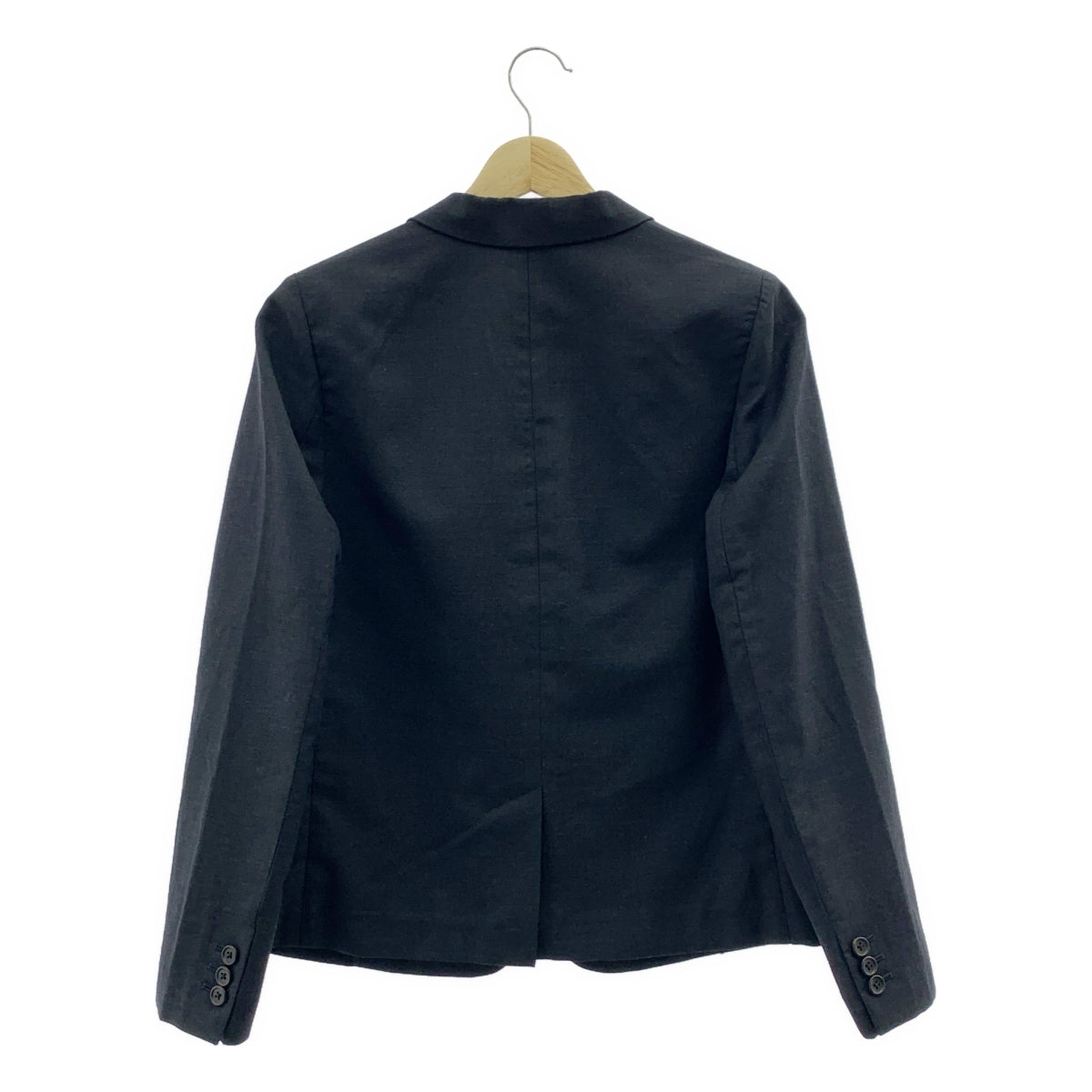 MARGARET HOWELL / マーガレットハウエル | × FOX BROTHERS フォックスブラザーズ ウール リネン 1B テーラードジャケット | 1 | レディース