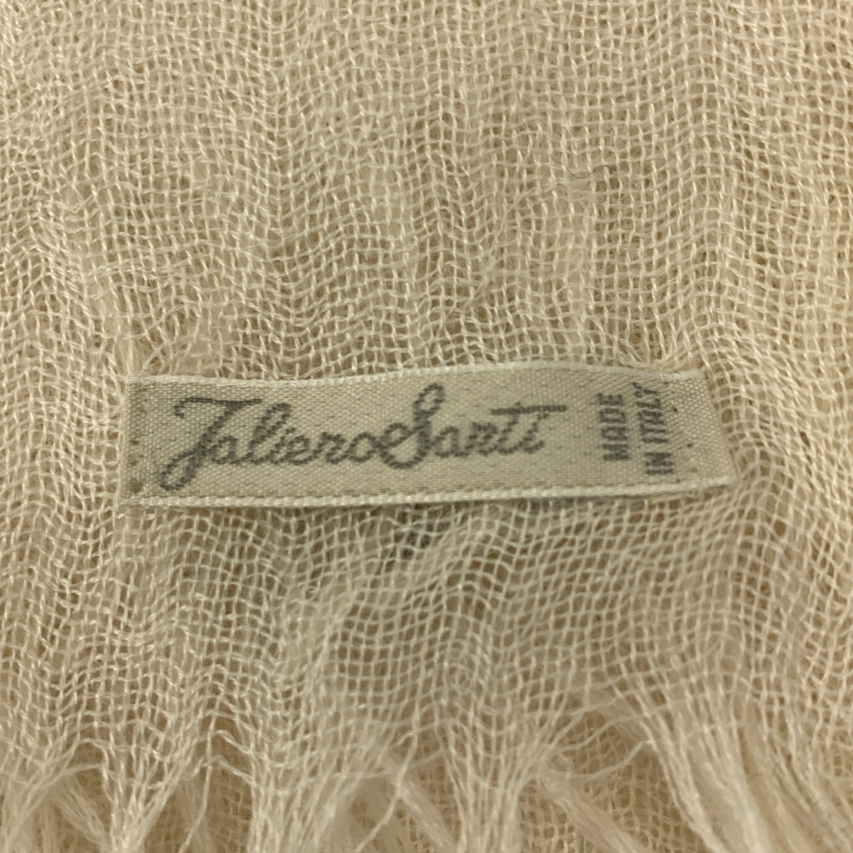 FALIERO SARTI / 파리 에로 살티 | 프린지 대형 스톨 | 아이보리