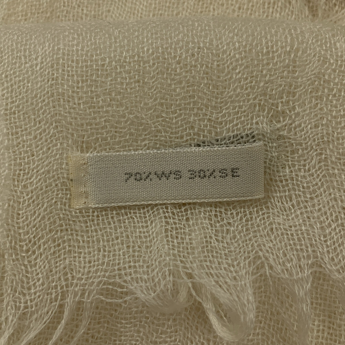 FALIERO SARTI / 파리 에로 살티 | 프린지 대형 스톨 | 아이보리