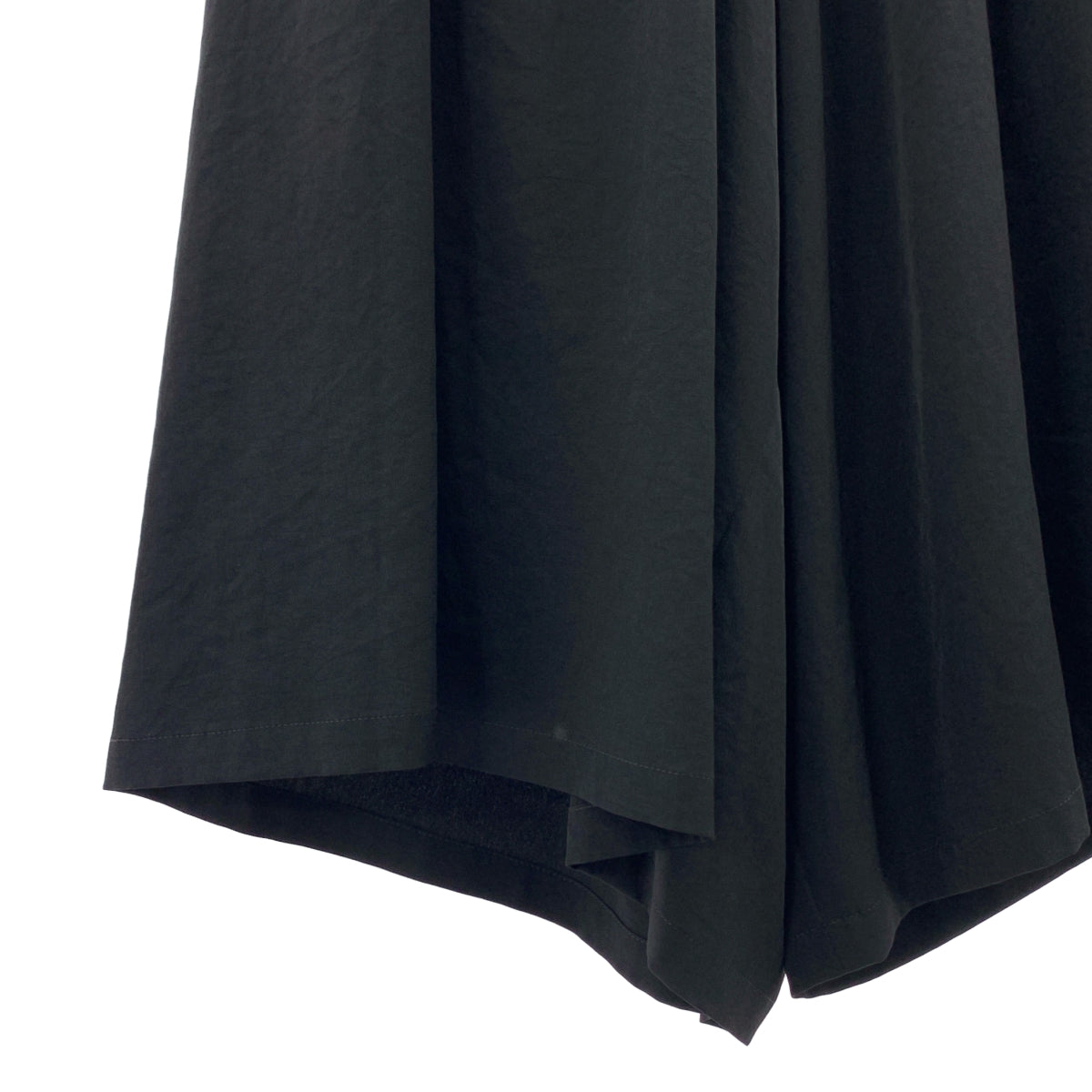 [狀況極佳] Y's / Y's Yohji Yamamoto | 2018 春夏 | 三醋酸聚酯纖維 Easy Gaucho 長褲 | 尺寸 1 | 黑色 | 女款