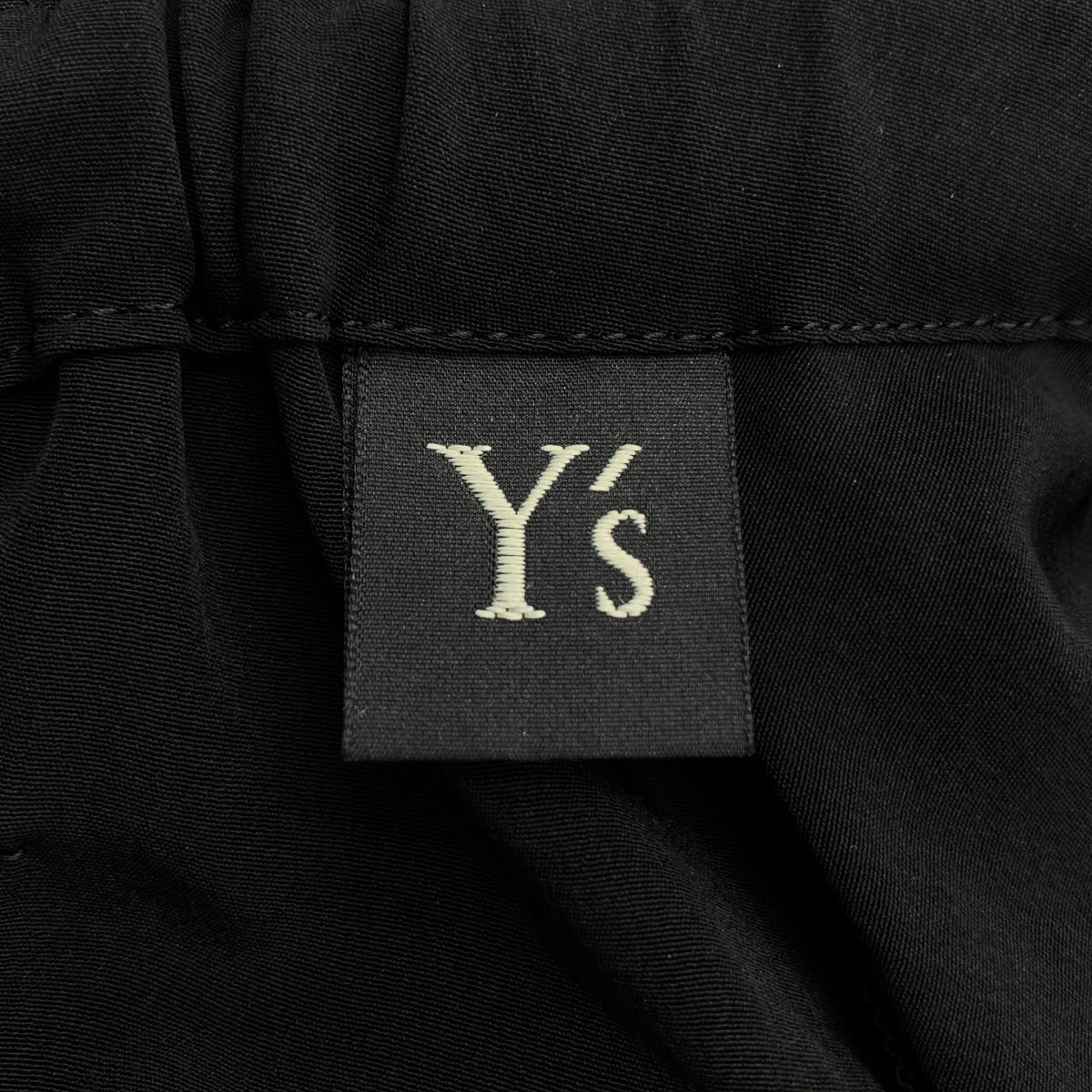 【美品】  Y's / ワイズヨウジヤマモト | 2018SS | トリアセテートポリエステル イージー ガウチョパンツ | 1 | ブラック | レディース