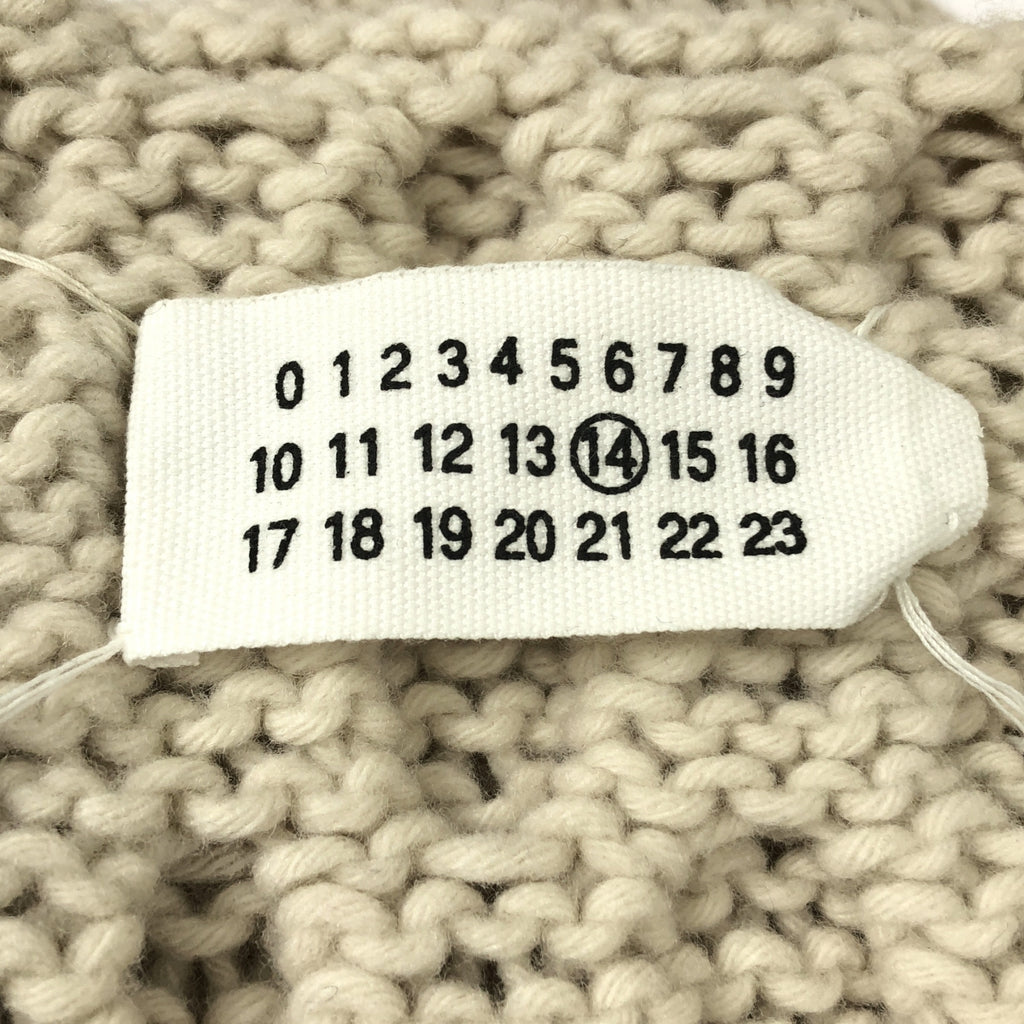 Maison Martin Margiela | 2009 秋冬系列 | 1969 復刻版絞花針織開襟衫 | 男款 | 小號