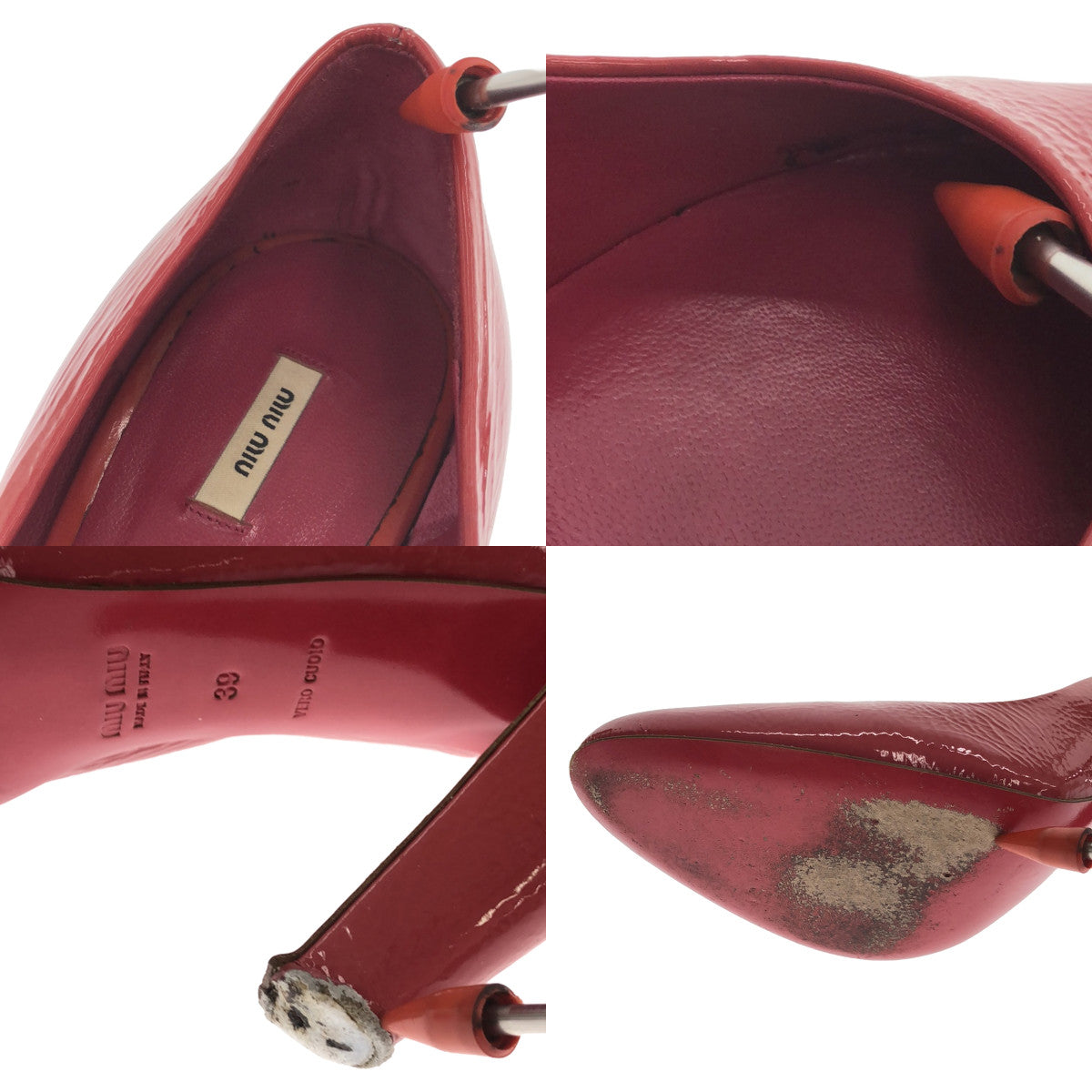 miu miu / Miu Miu | Patent leather heel pumps | 39 | Women's