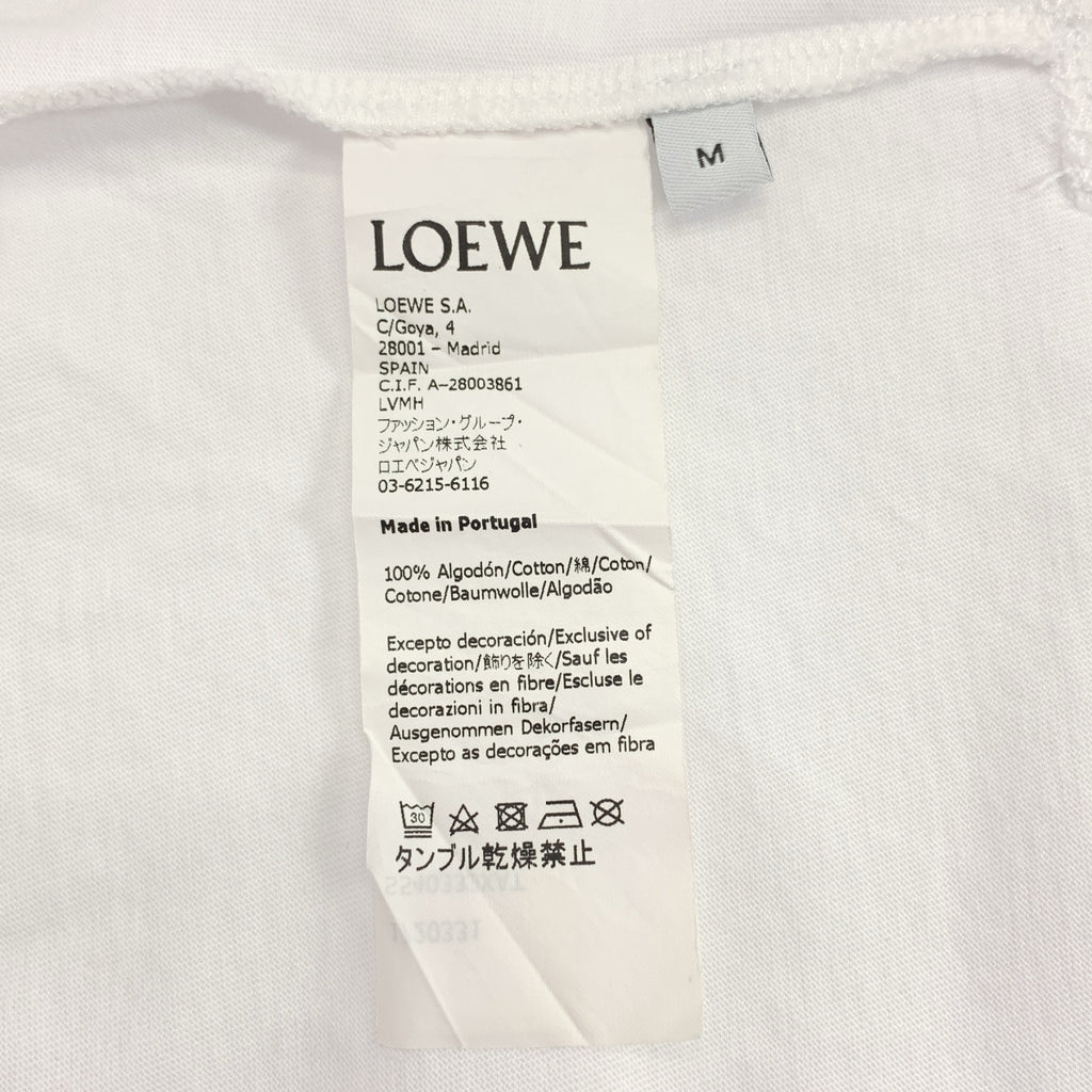 LOEWE / ロエベ | アナグラム コットン オーバーサイズ カットソー | M |