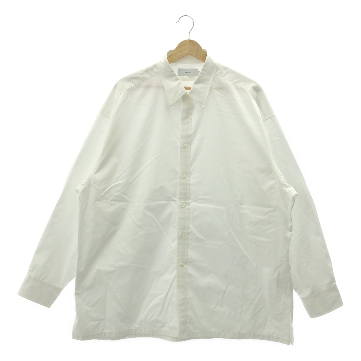 Graphpaper / グラフペーパー | 2024SS | High Count Regular Collar Shirt ハイカウント レギュラーカラー シャツ | F | ホワイト | メンズ