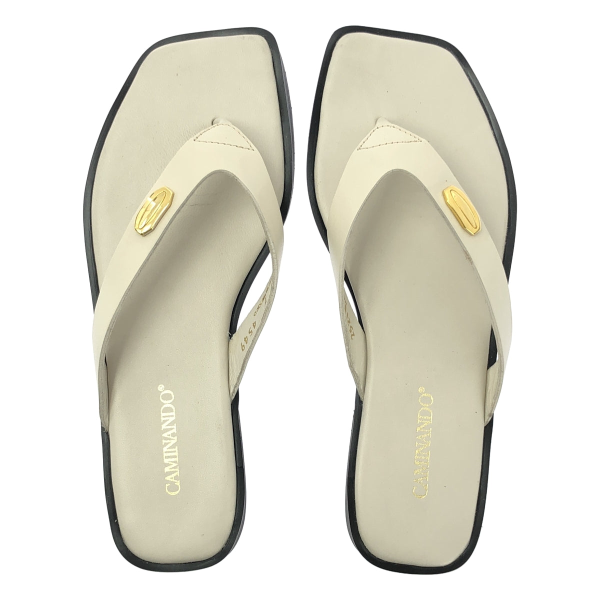 【미품】 Deuxieme Classe / 두지엠 클래스 | 2025SS | 【CAMINANDO / 카미난드】TONGS SANDAL / 가죽 토글 샌들 | 7 |