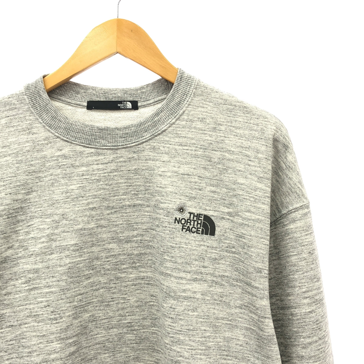 THE NORTH FACE / 자노스 페이스 | 플라워 로고 크루 스웨트 | L | 그레이 | 남성