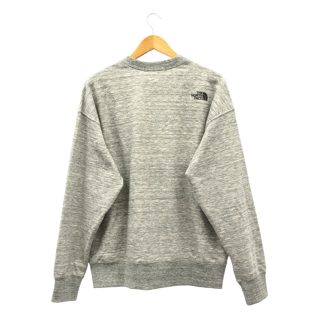 THE NORTH FACE / 자노스 페이스 | 플라워 로고 크루 스웨트 | L | 그레이 | 남성