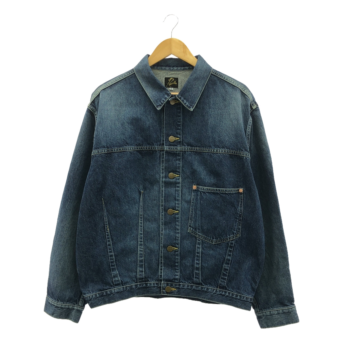 Needles / 니들스 | 2025SS | Darts Bottom Jean Jacket - 12oz Denim / 다트 보텀 진 데님 재킷 | XL | 남성