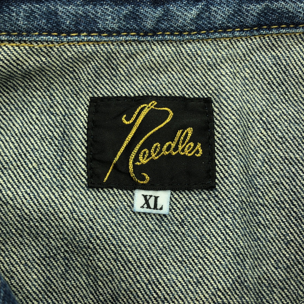 Needles / 니들스 | 2025SS | Darts Bottom Jean Jacket - 12oz Denim / 다트 보텀 진 데님 재킷 | XL | 남성