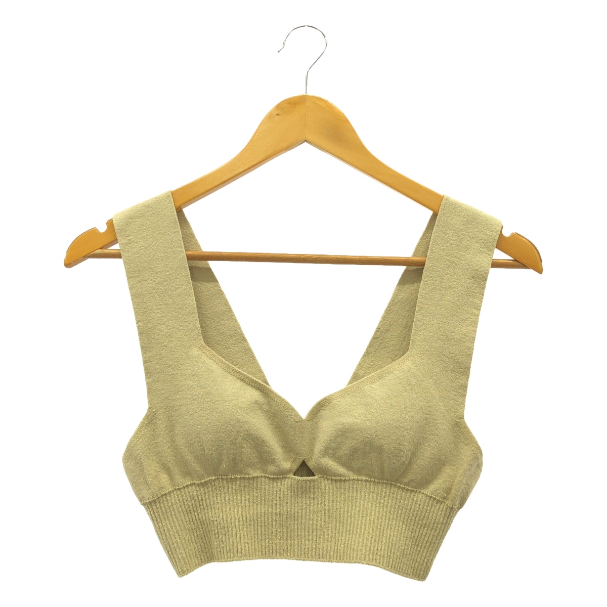 unfil / アンフィル | organic cotton bra top オーガニック コットン ブラトップ | 1 | grassbeige | レディース