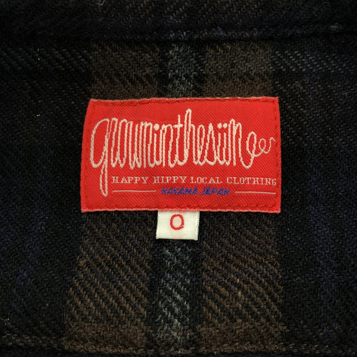 grown in the sun / 그론 인더산 | 스탠드 컬러 플란넬 체크 넬 셔츠 | 0 | 브라운 | 여성