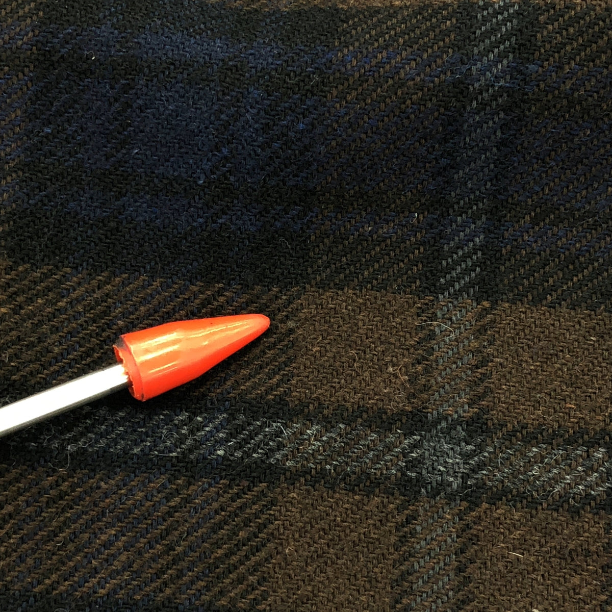 grown in the sun / グローンインザサン | スタンドカラー フランネル チェック ネルシャツ | 0 | ブラウン | レディース