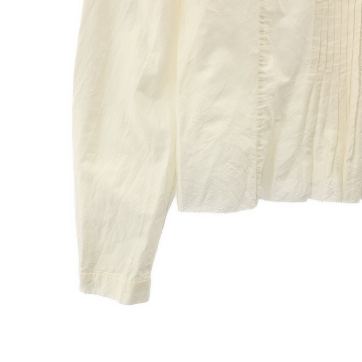 ミナペルホネン ブラウス シルク ピンタック mountain bird 38 mina perhonen / ミナペルホネン | mountain bird コットン