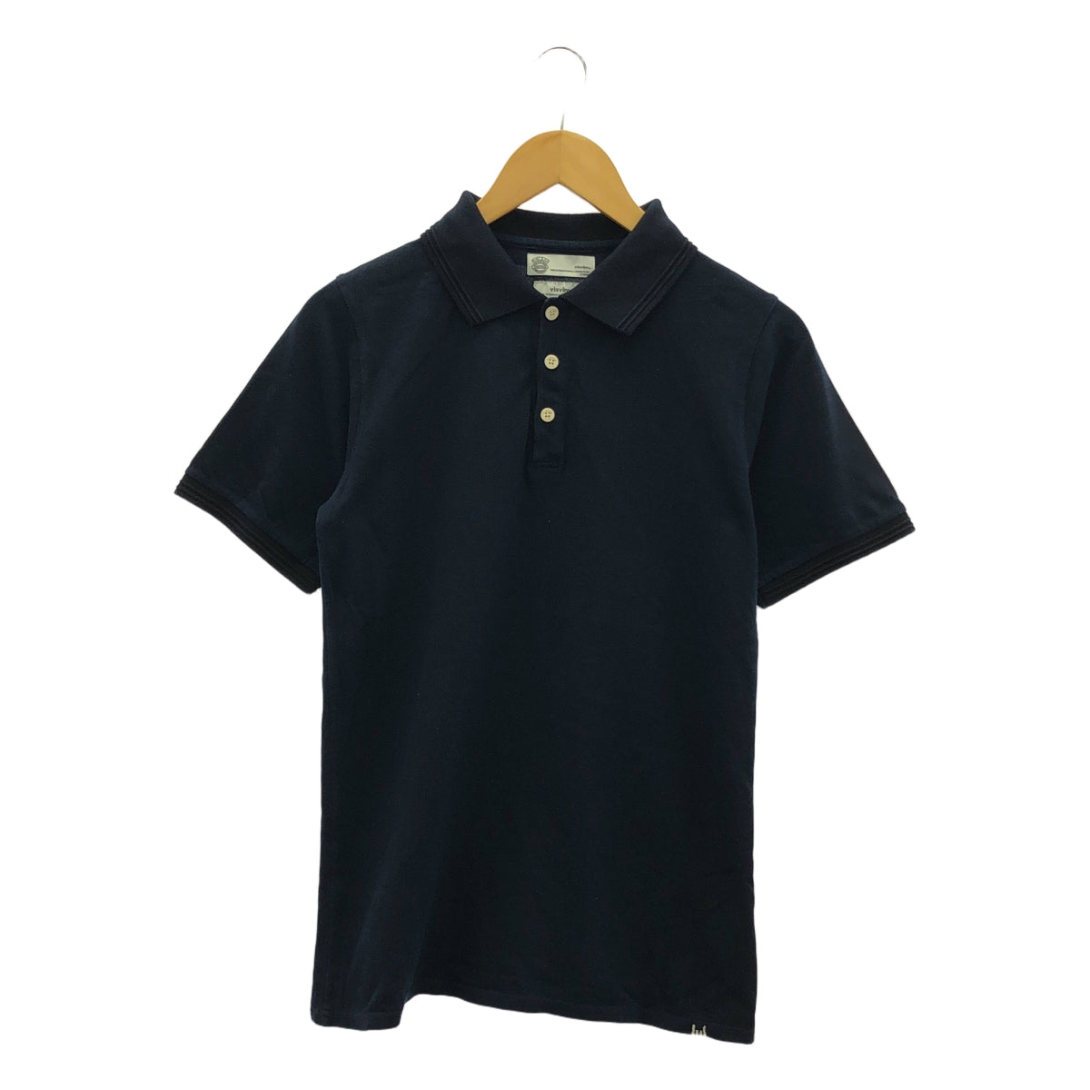 visvim / ビズビム | INDIGO WELLER S/S (GIZA) / ポロシャツ | 1 | インディゴ | メンズ