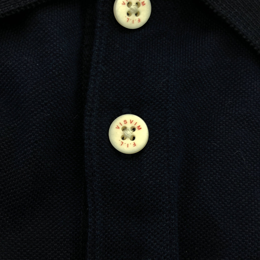 visvim / ビズビム | INDIGO WELLER S/S (GIZA) / ポロシャツ | 1 | インディゴ | メンズ