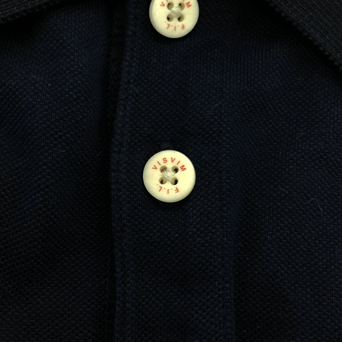 visvim / ビズビム | INDIGO WELLER S/S (GIZA) / ポロシャツ | 1 | インディゴ | メンズ