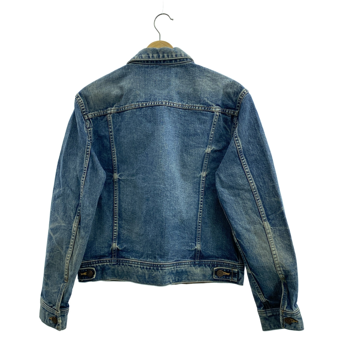 CELINE / セリーヌ | trucker jacket in denim ダメージ加工 デニム トラッカー ジャケット | M | レディース