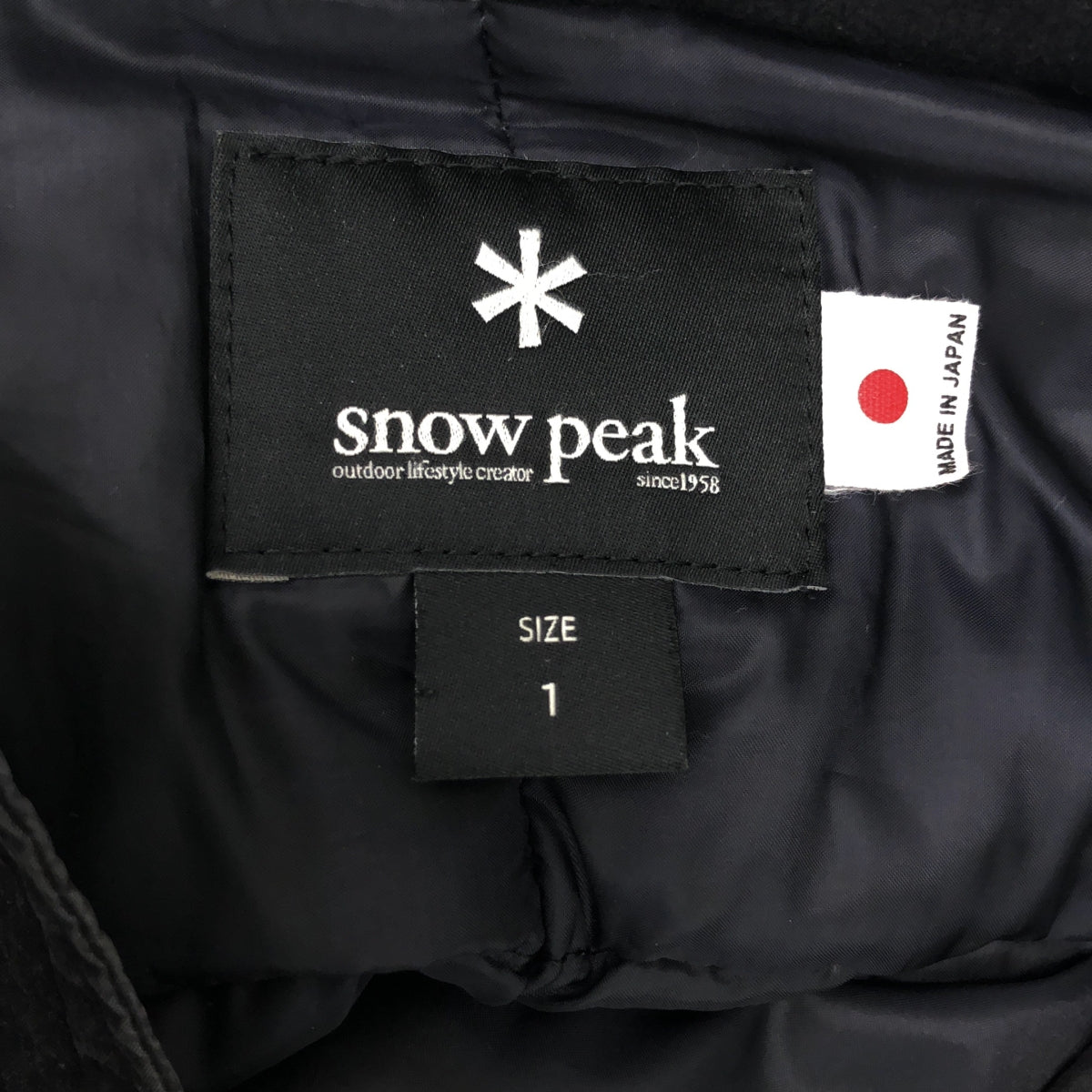 SNOW PEAK / 스노우 피크 | CHINA DOWN JACKET 차이나 다운 재킷 | 1 | 차콜 | 여성