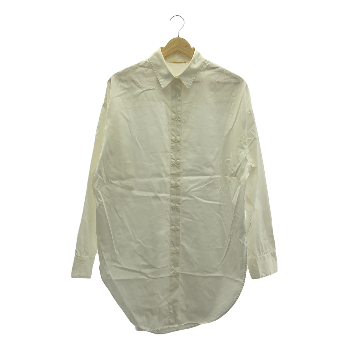 L'Appartment DEUXIEME CLASSE / アパルトモンドゥーズィエムクラス | 2021SS | BF SHIRT / コットン オーバー ロングシャツ | F | ホワイト | レディース
