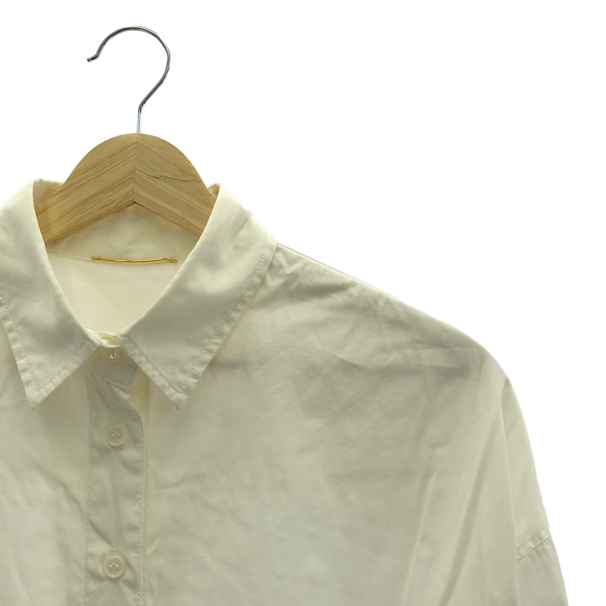 L'Appartment DEUXIEME CLASSE / アパルトモンドゥーズィエムクラス | 2021SS | BF SHIRT / コットン オーバー ロングシャツ | F | ホワイト | レディース