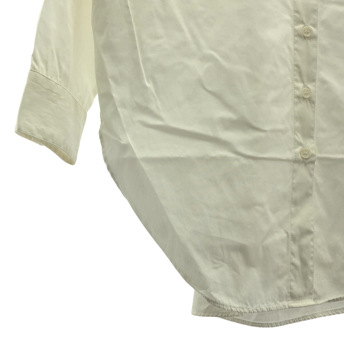 L'Appartment DEUXIEME CLASSE / アパルトモンドゥーズィエムクラス | 2021SS | BF SHIRT / コットン オーバー ロングシャツ | F | ホワイト | レディース