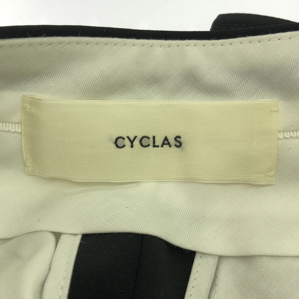 【新品】  CYCLAS / シクラス | TA STRECH TIGHT SILHOUETTE PANTS パンツ | 34 | ブラック | レディース