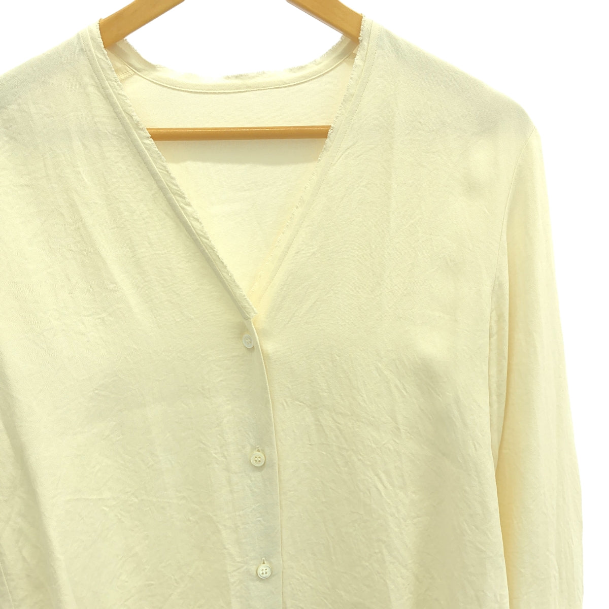 Plage / Plage | 2023SS | R'IAM No-collar Shirt | F | Beige | Women's