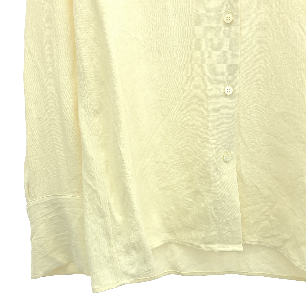 Plage / Plage | 2023SS | R'IAM No-collar Shirt | F | Beige | Women's