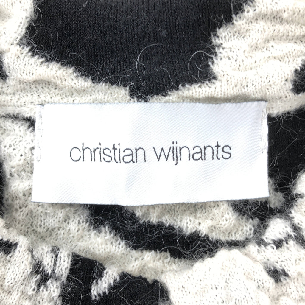 Christian Wijnants | 全身印花雙色針織套頭衫 | S尺寸 | 女款