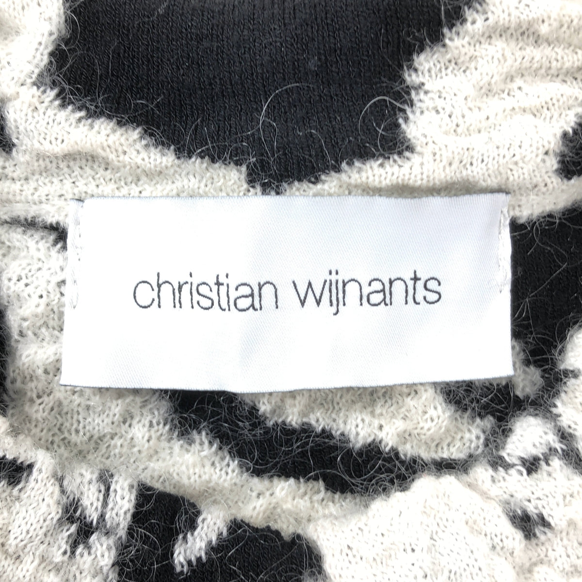 Christian Wijnants | 全身印花雙色針織套頭衫 | S尺寸 | 女款