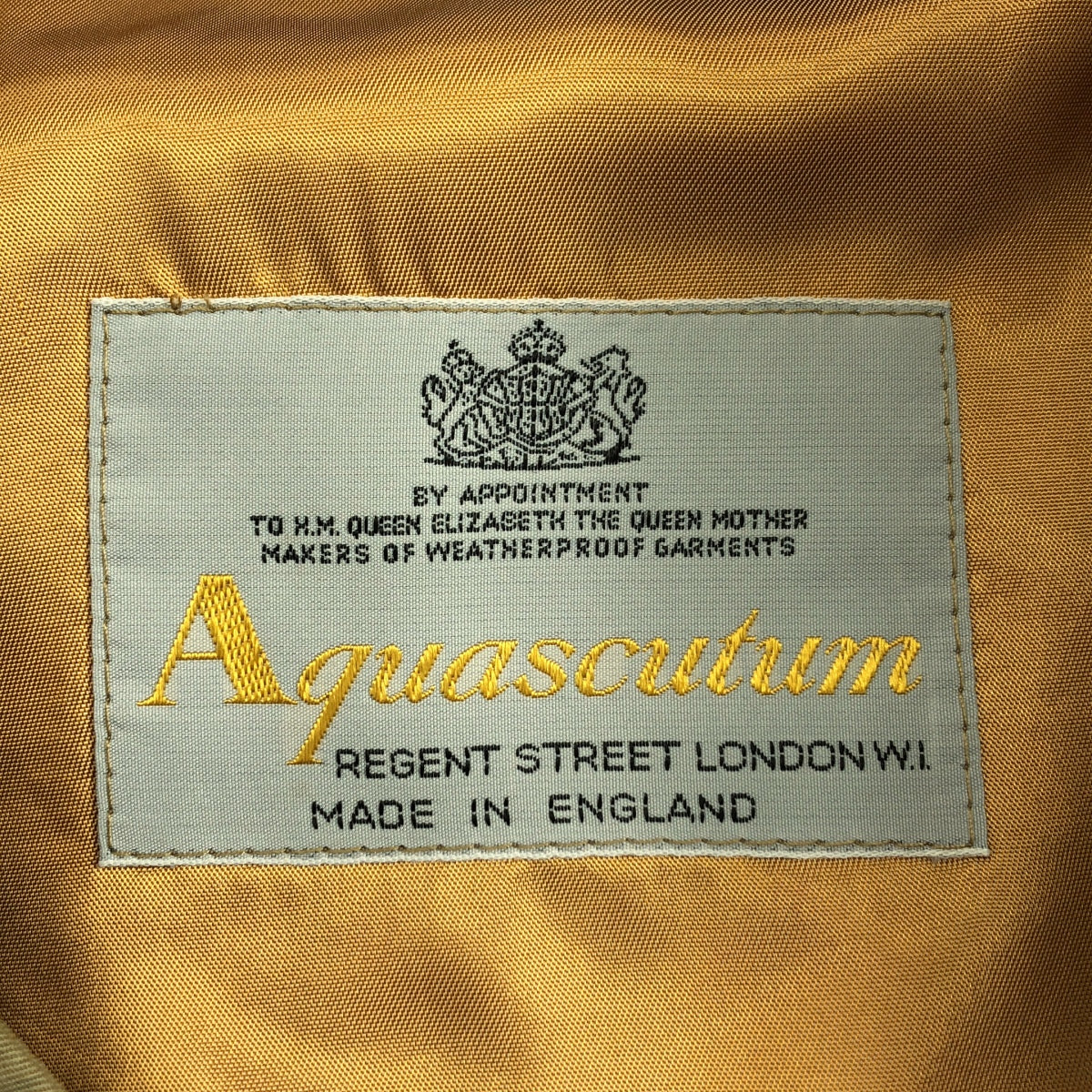 AQUASCUTUM / アクアスキュータム | ライナー付き トレンチコート | 38 | メンズ