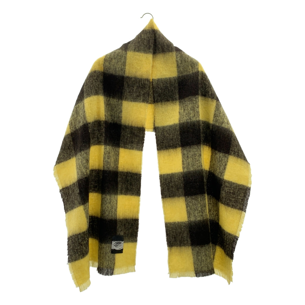 OUR LEGACY / アワーレガシー | BLANKET SCARF チェック ブランケット スカーフ マフラー | イエロー / ブラウン | メンズ