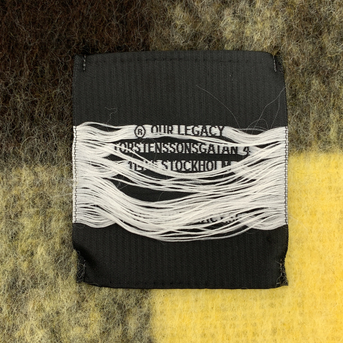 OUR LEGACY / アワーレガシー | BLANKET SCARF チェック ブランケット