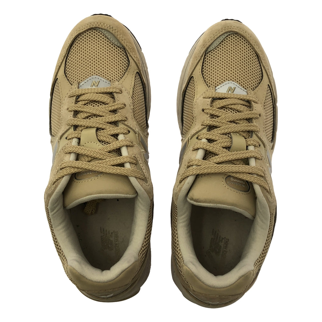 New Balance ML2002R2 麂皮與皮革低筒運動鞋（男款，27碼，米色），成色極佳