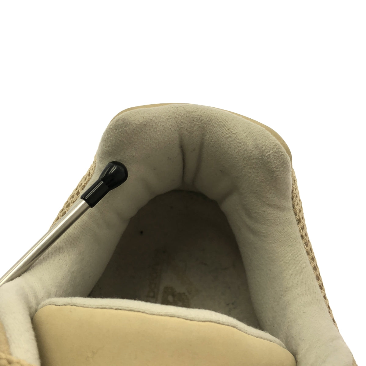 New Balance ML2002R2 麂皮與皮革低筒運動鞋（男款，27碼，米色），成色極佳