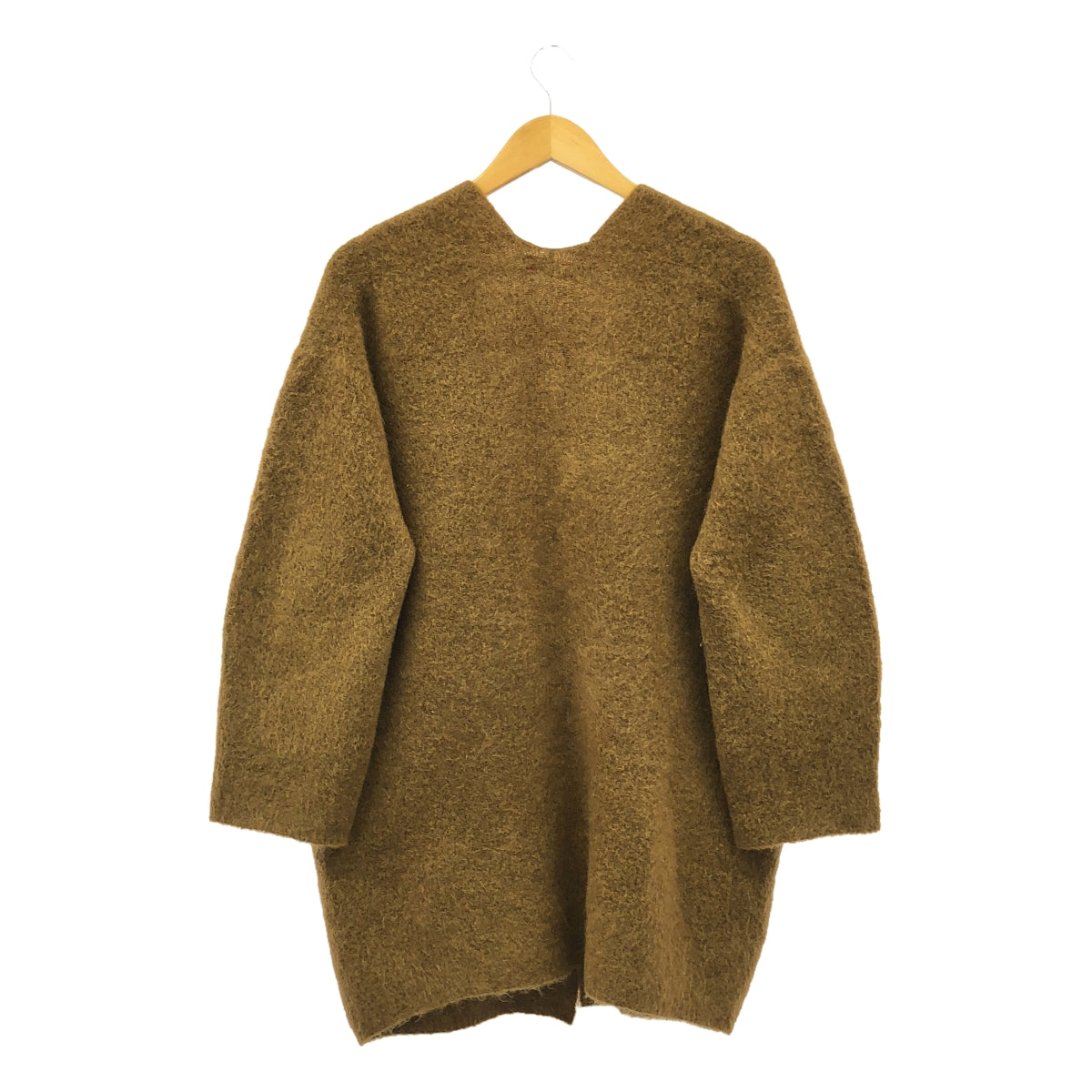 unfil / アンフィル | stretch superkid mohair cardigan カーディガン | 1 | ブラウン | レディース