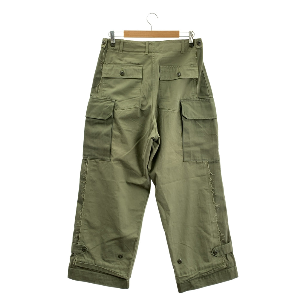 JOURNAL STANDARD / 저널 스탠다드 | STANDARD JOURNAL by NORIO TERADA Military Pants 재구성 밀리터리 카고 바지 | M | 카키 | 남성