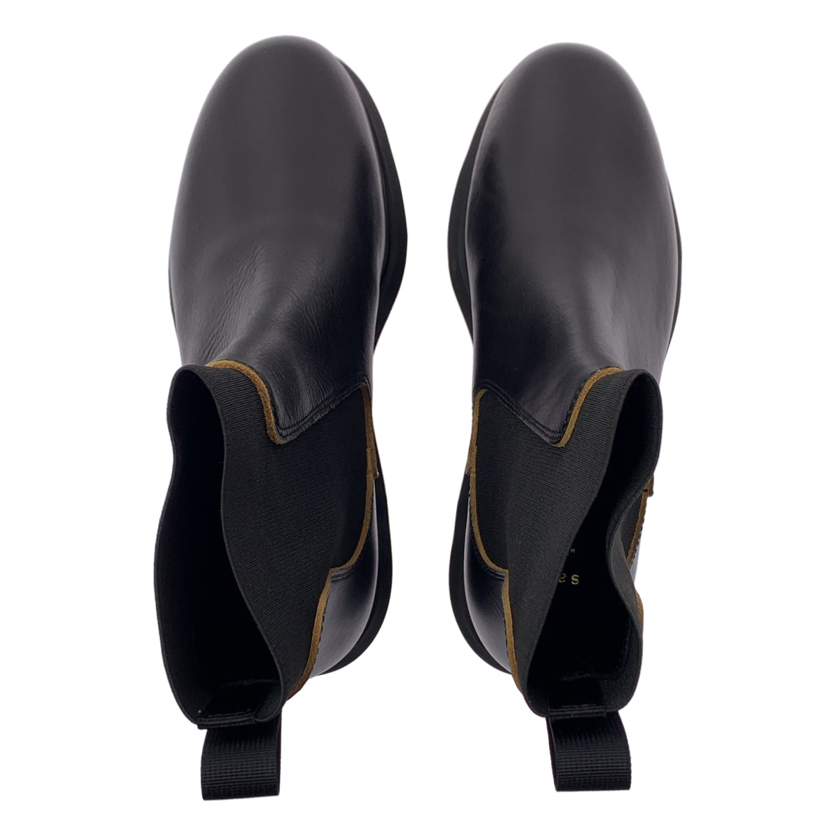 sacai / 사카이 | Chelsea Boots / 가죽 사이드 고어 플랫폼 첼시 짧은 부츠 | 38 | 여성