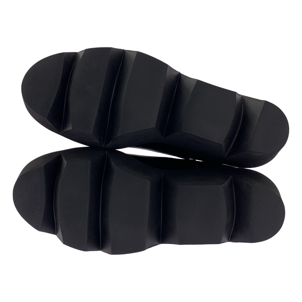 sacai / 사카이 | Chelsea Boots / 가죽 사이드 고어 플랫폼 첼시 짧은 부츠 | 38 | 여성