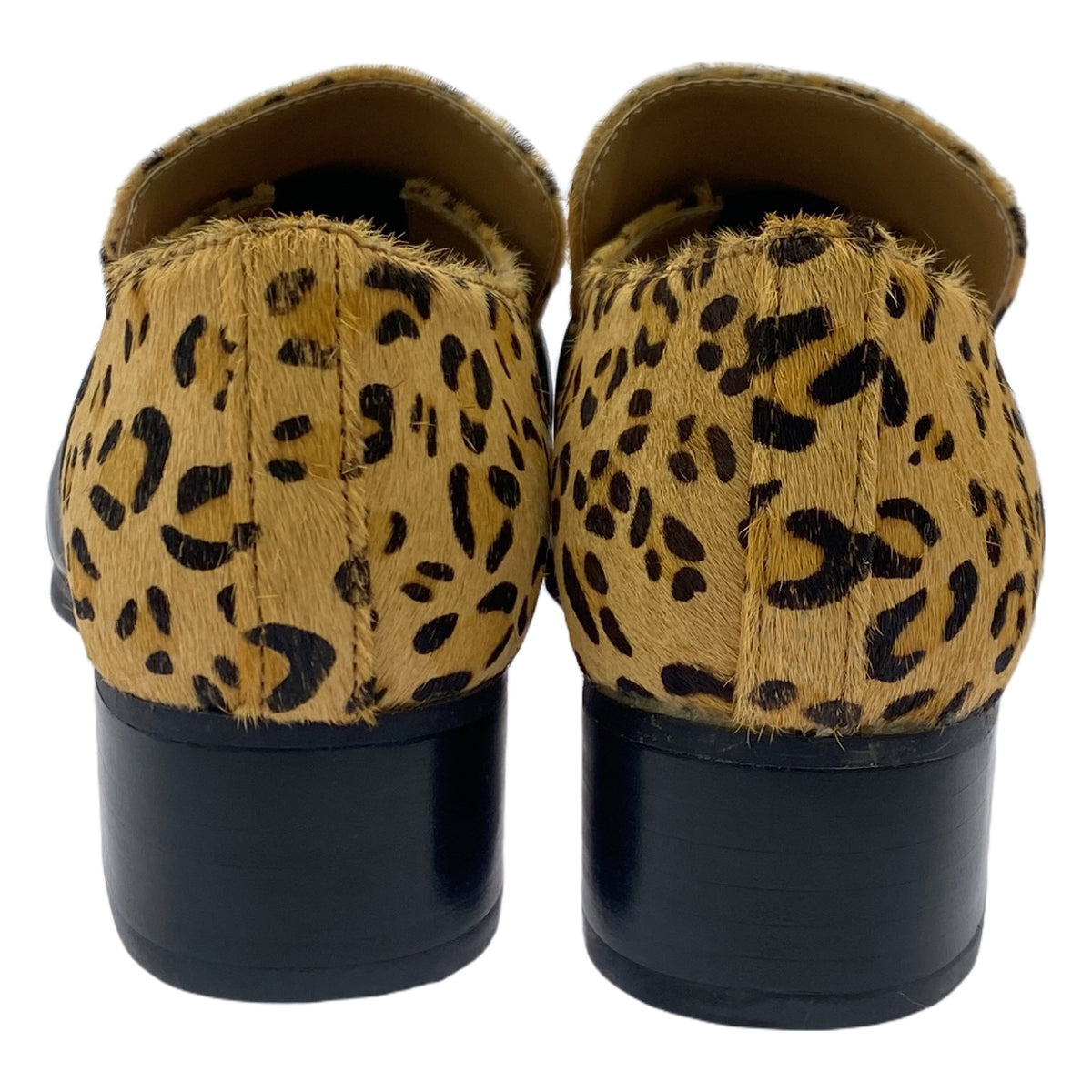 [新品] 美容與青春 |豹紋樂福鞋 | 35.5 |駱駝 |女性的