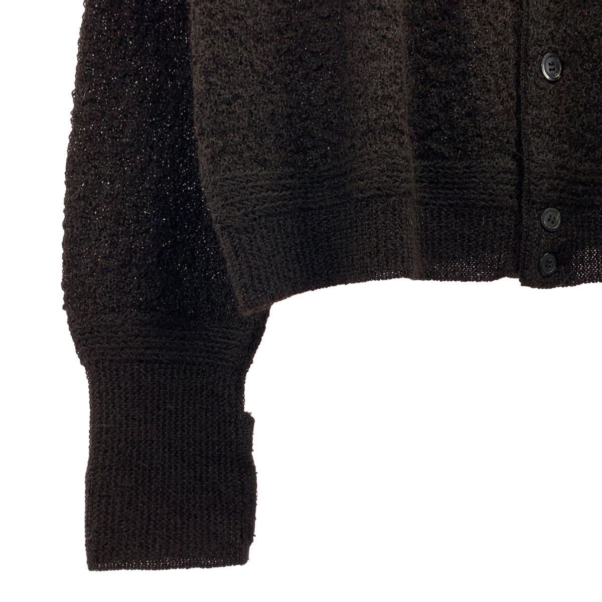 AUBERGE / オーベルジュ | GUANICOE アルパカ Vネックカーディガン | 40 | ダークブラウン | レディース