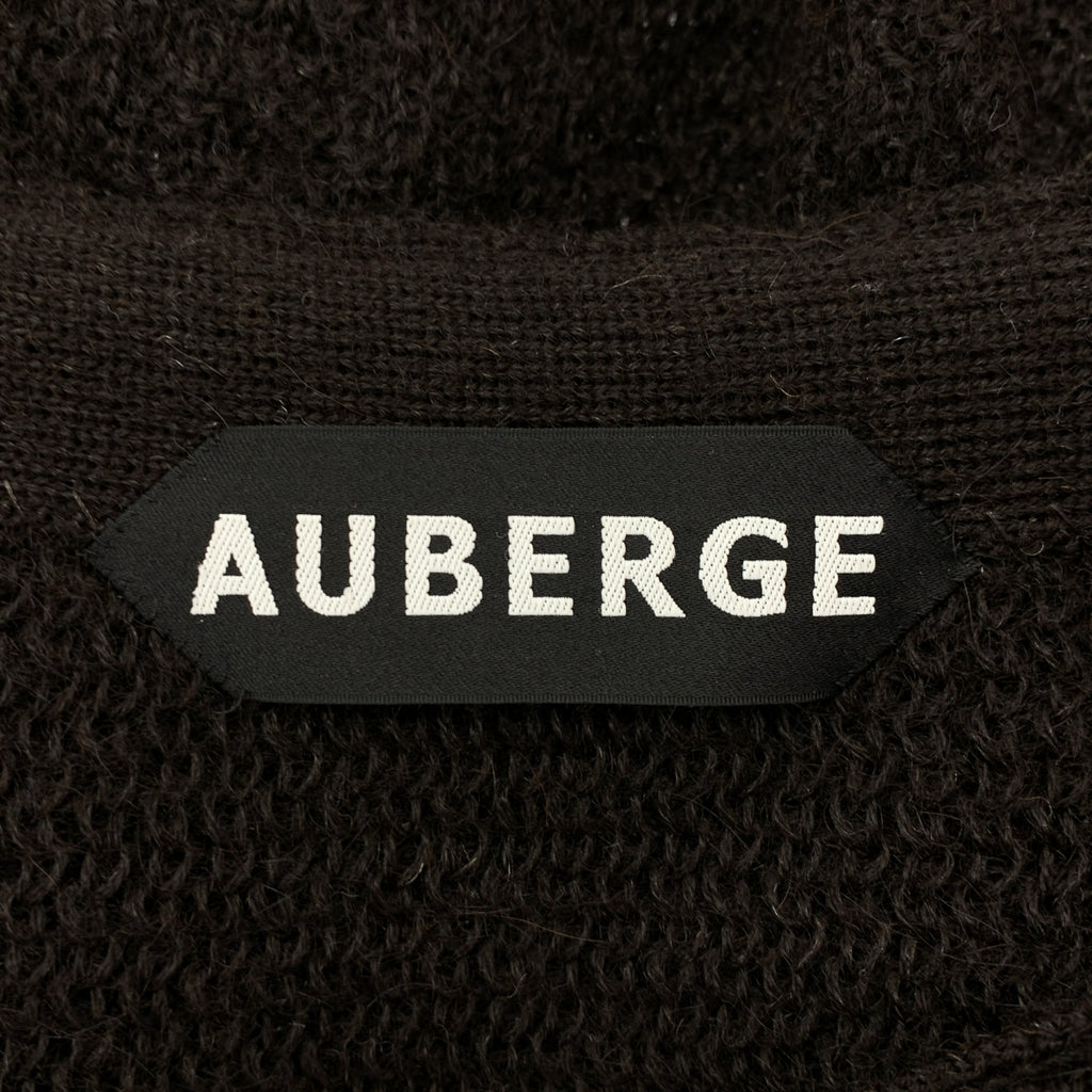 AUBERGE / オーベルジュ | GUANICOE アルパカ Vネックカーディガン | 40 | ダークブラウン | レディース